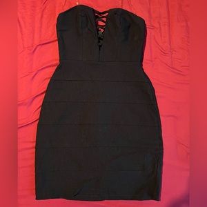 Strapless bodycon dress